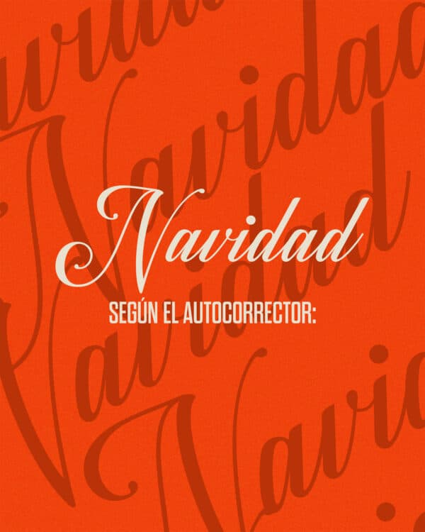 Navidad según el autocorrector: