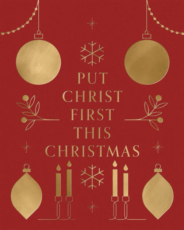 Put Christ first this Christmas