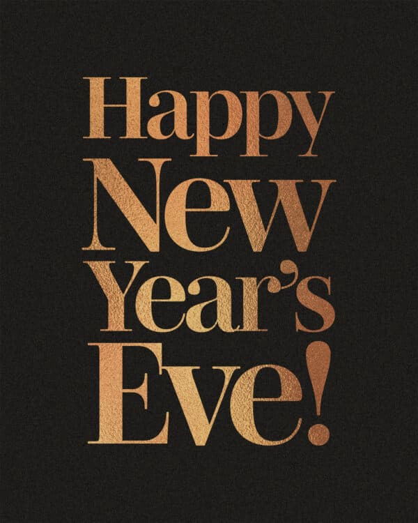 ¡Feliz Año Nuevo!