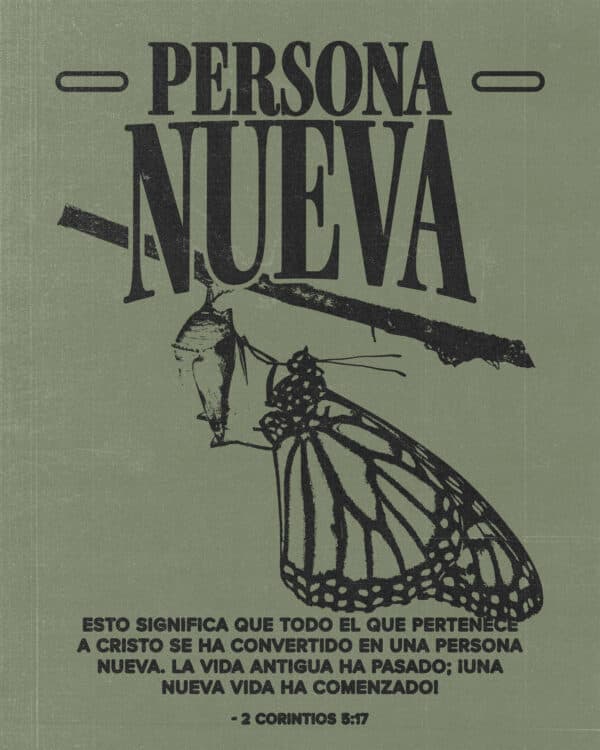 Esto significa que todo el que pertenece a Cristo se ha convertido en una persona nueva. La vida antigua ha pasado; ¡una nueva vida ha comenzado! - 2 Corintios 5:17