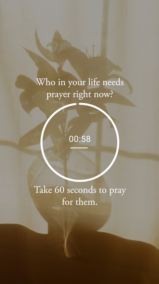 Prayer Right Now