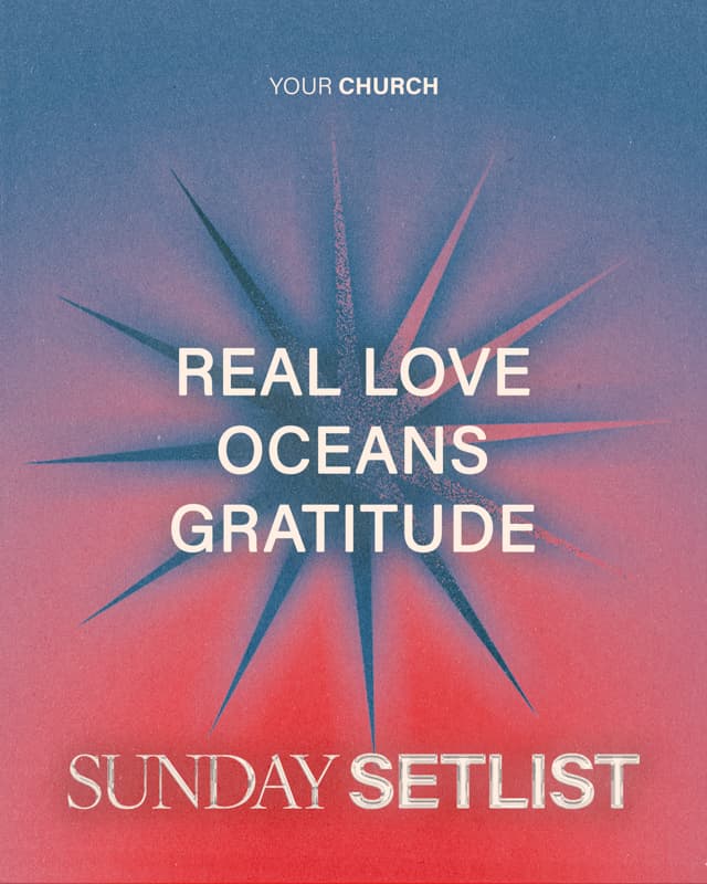 Worship Set Posts