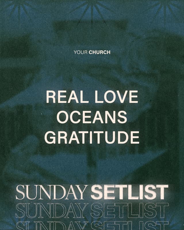Worship Set Posts