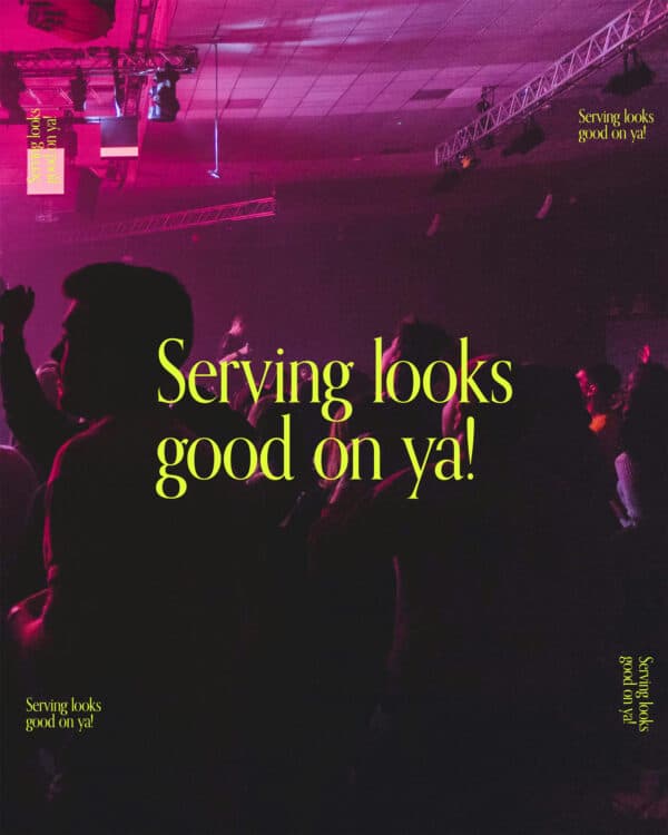 Serving looks good on ya!