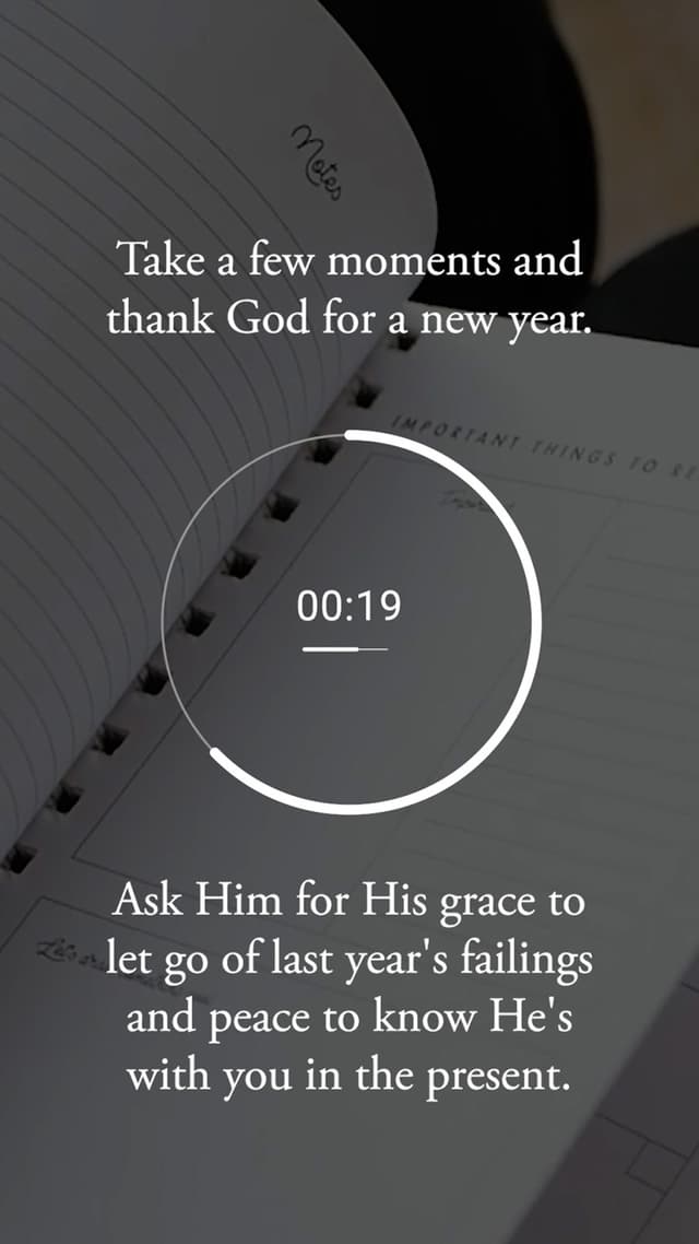Thank God For A New Year