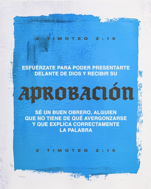 Esfuérzate para poder presentarte delante de Dios y recibir su aprobación. Sé un buen obrero, alguien que no tiene de qué avergonzarse y que explica correctamente la palabra de verdad. - 2 Timoteo 2:15