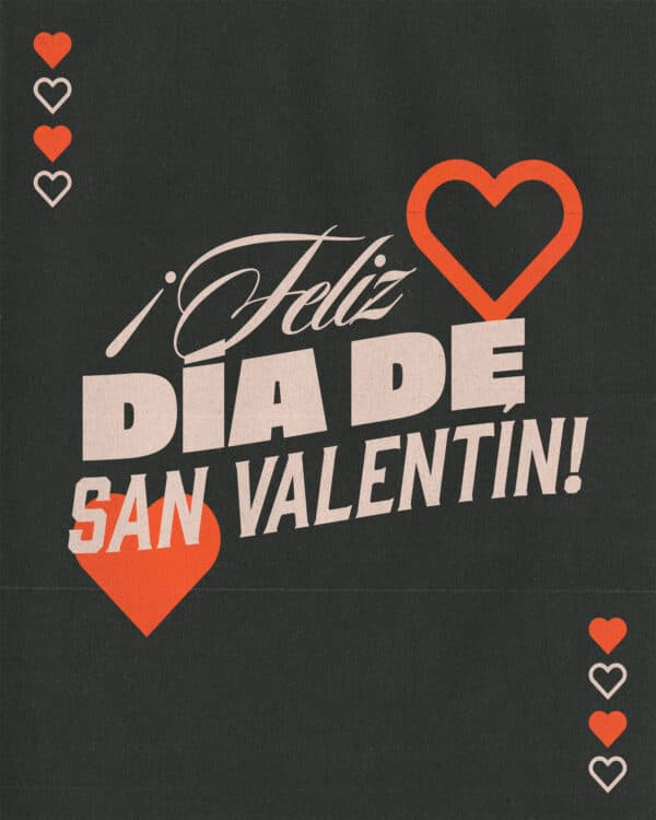 ¡Feliz día de San Valentín!