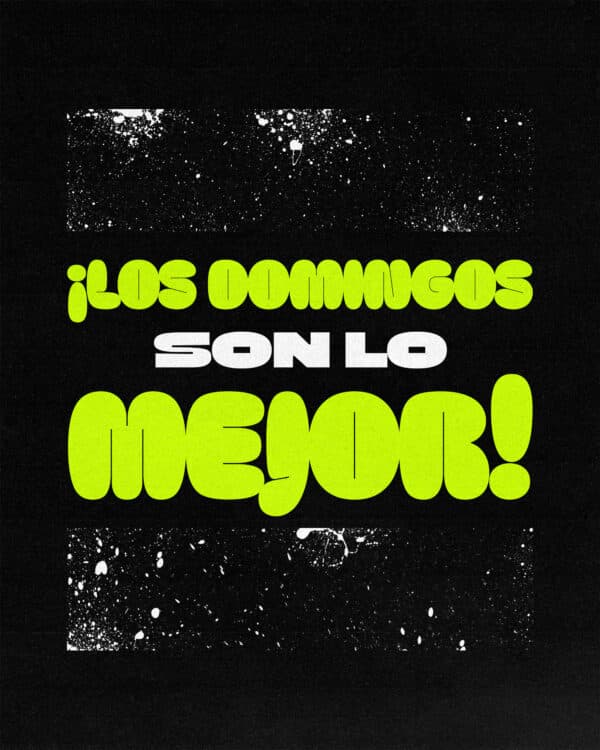 ¡Los domingos son lo mejor!