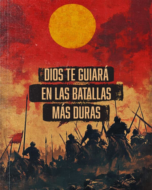 Dios te guiará en las batallas más duras