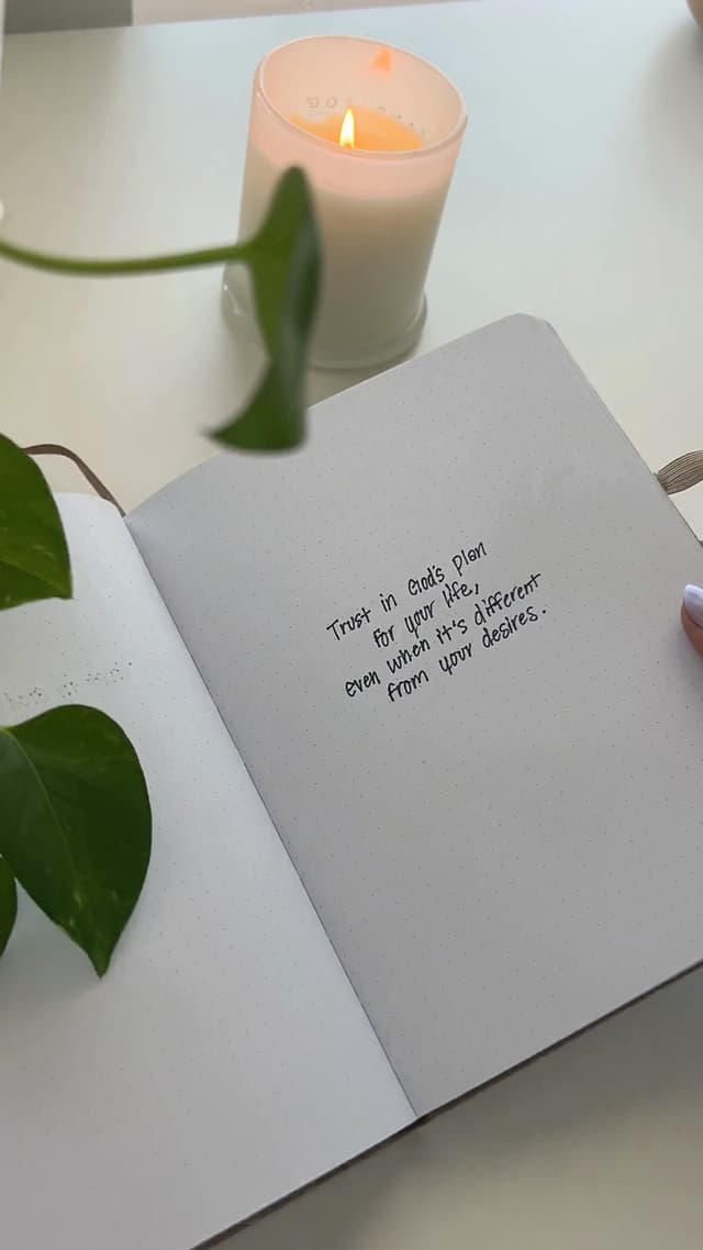 Trust God's Plans