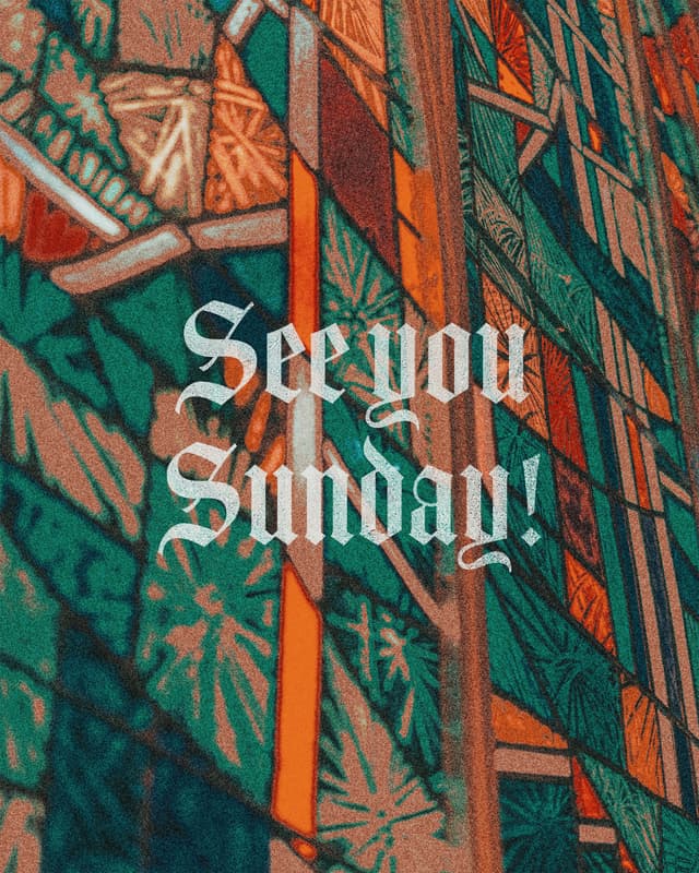 See you Sunday!