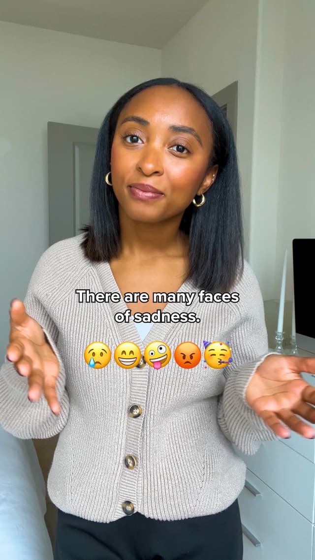 There are many faces of sadness.