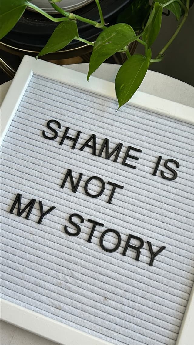 Shame is not my story