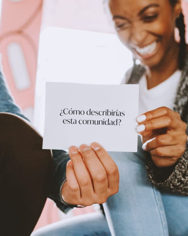 ¿Cómo describirías esta comunidad?