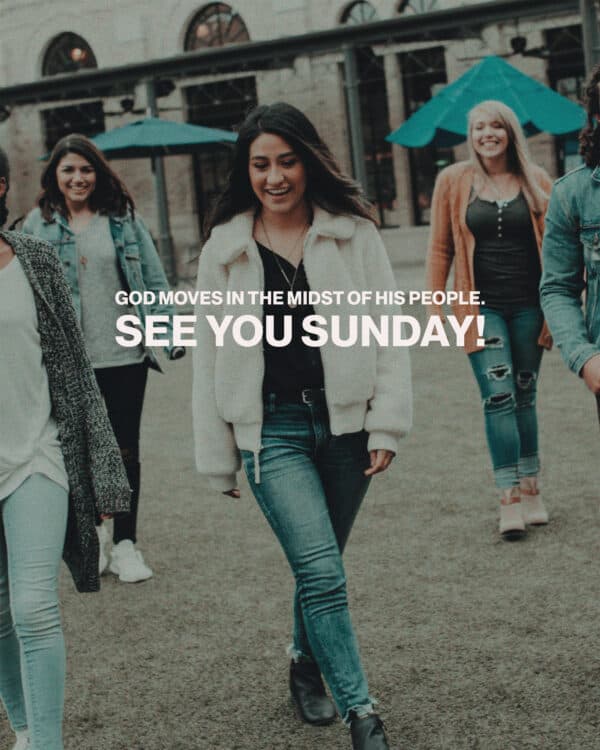 God moves in the midst of His people. See you Sunday!