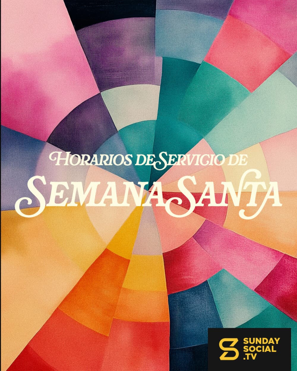 Horarios de Servicio de Semana Santa