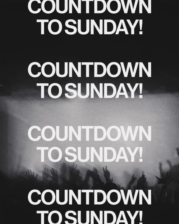Countdown to Sunday!