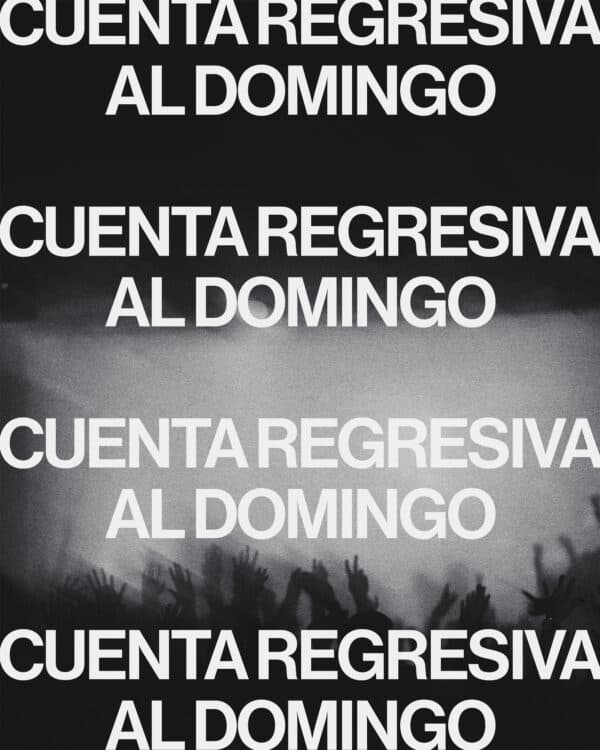 Cuenta regresiva al domingo