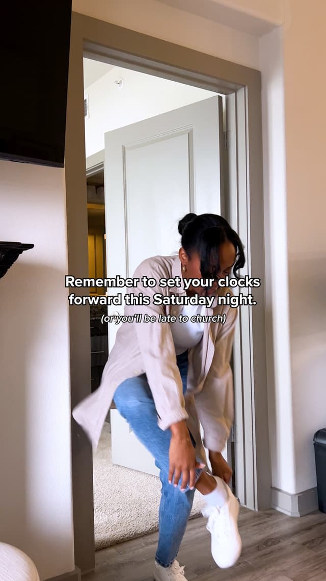 Remember to set your clocks forward