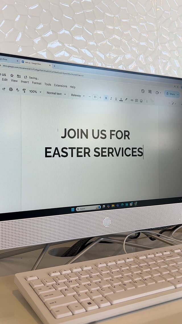 Join us for Easter services