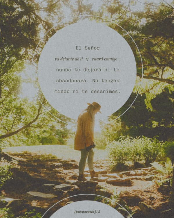 Vayan y conquisten ese territorio, pues yo les prometí a Abraham, a Isaac y a Jacob que se lo daría. También les prometí que se lo daría a ustedes, pues son sus descendientes”». - Deuteronomio 31:8