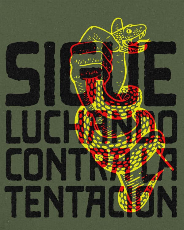 Sigue luchando contra la tentación.