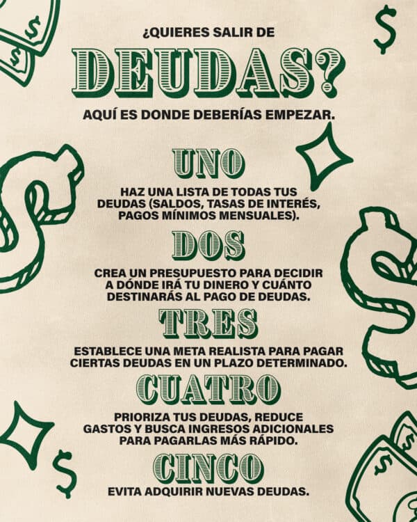 ¿Quieres salir de deudas? Aquí es donde deberías empezar.