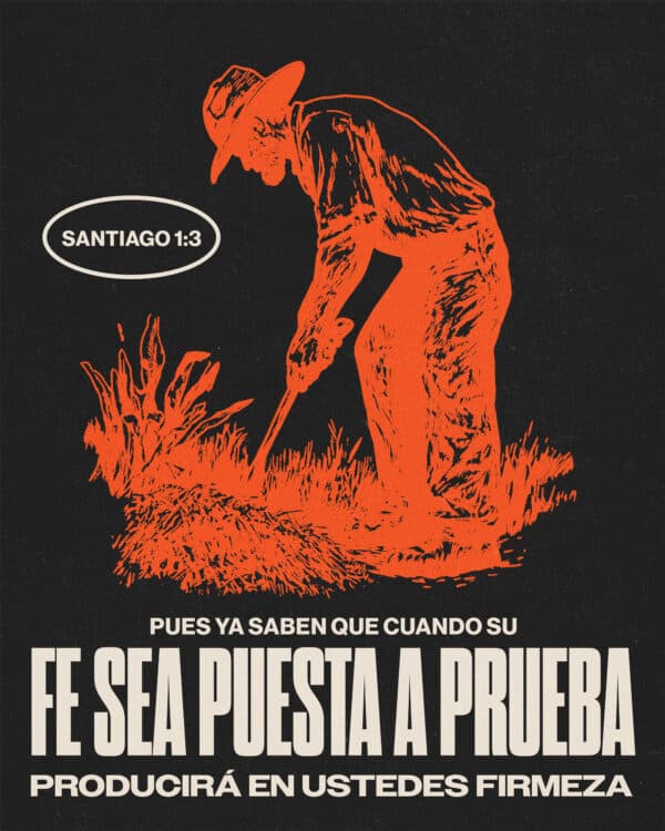 Pues ya saben que cuando su fe sea puesta a prueba, producirá en ustedes firmeza. - Santiago 1:3