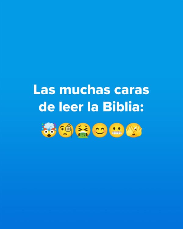Las muchas caras de leer la Biblia: