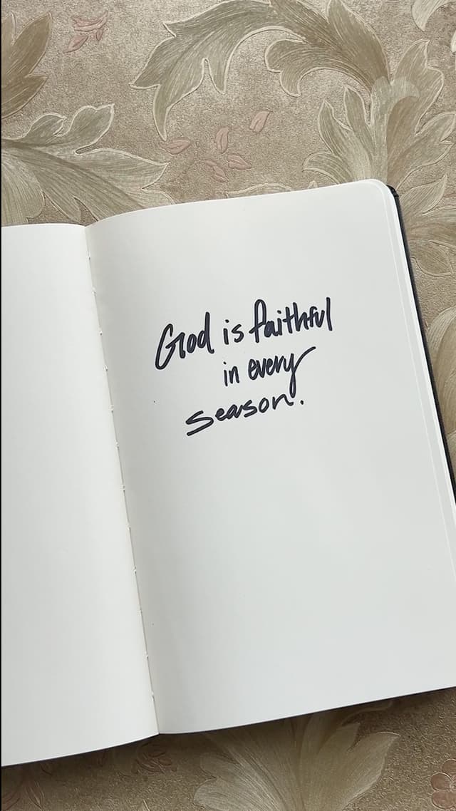 God is faithful in every season
