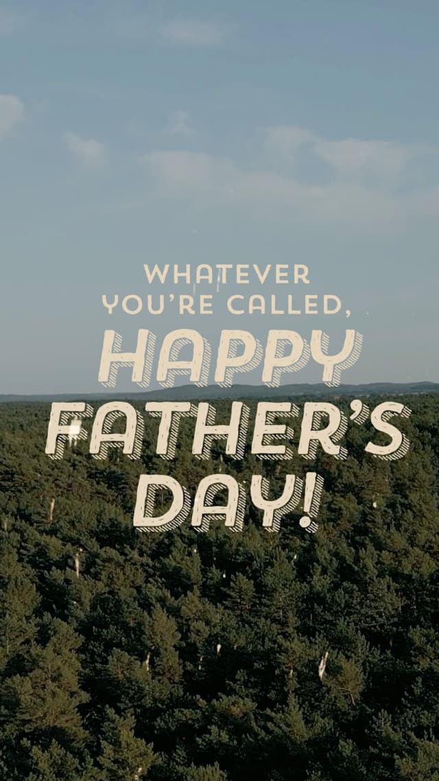 Dad. Papa. Father. Daddy. Pops. Papi. Whatever you’re called, Happy Father’s Day!