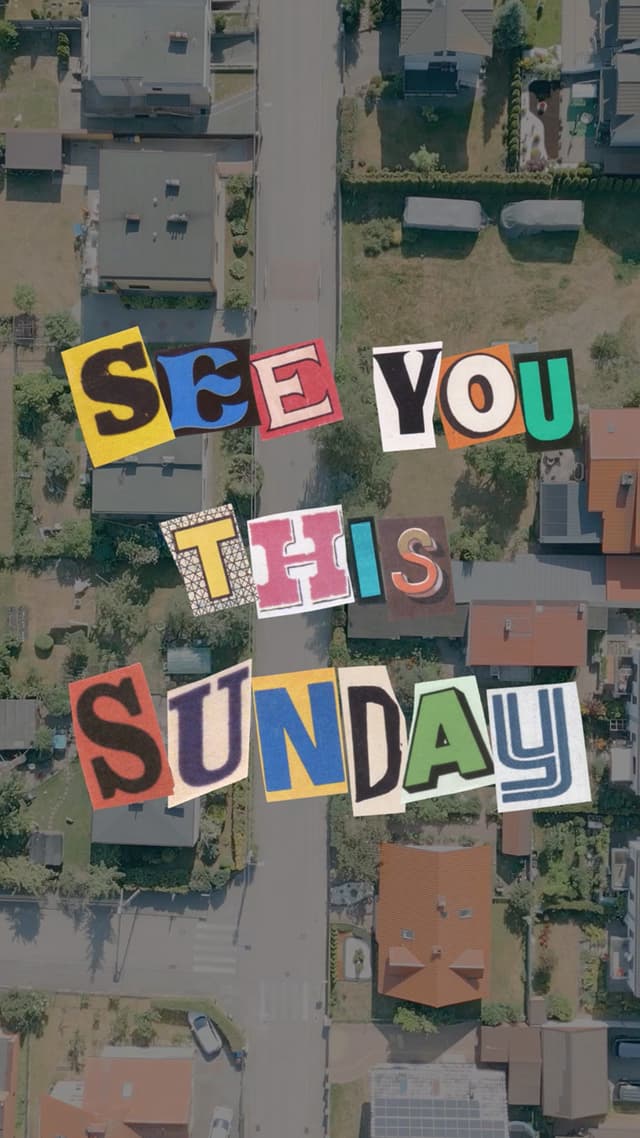 See you this Sunday!