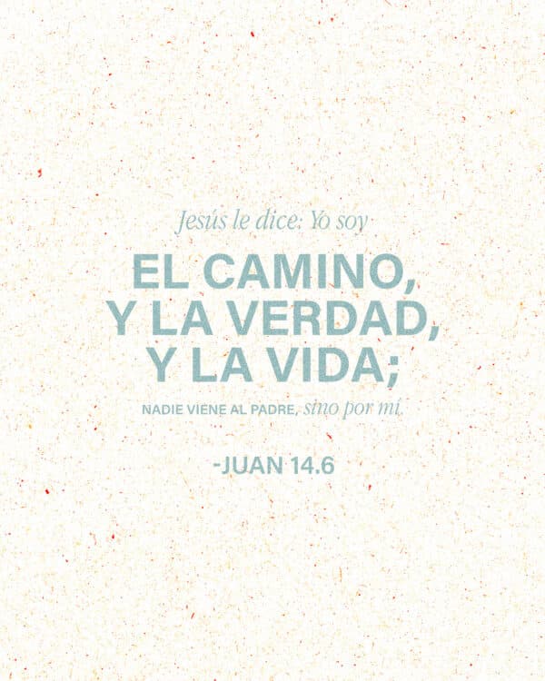 Jesús le dice: YO SOY el camino, y la verdad, y la vida; nadie viene al Padre, sino por mí. - Juan 14:6