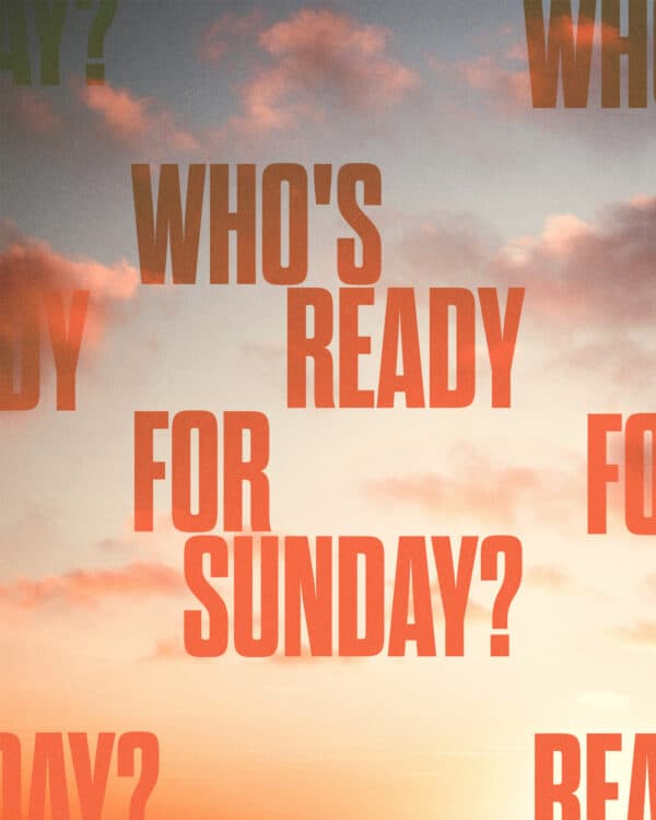 Who's ready for Sunday?