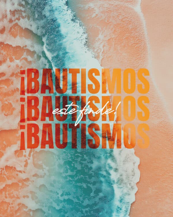 ¡Bautismos este finde!