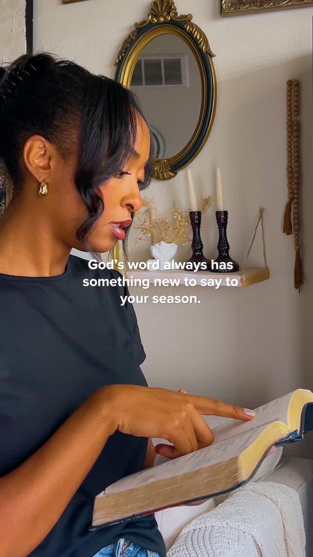 God’s Word always has something new to say to your season.