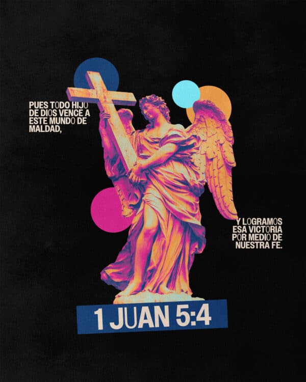 Pues todo hijo de Dios vence a este mundo de maldad, y logramos esa victoria por medio de nuestra fe. - 1 Juan 5:4