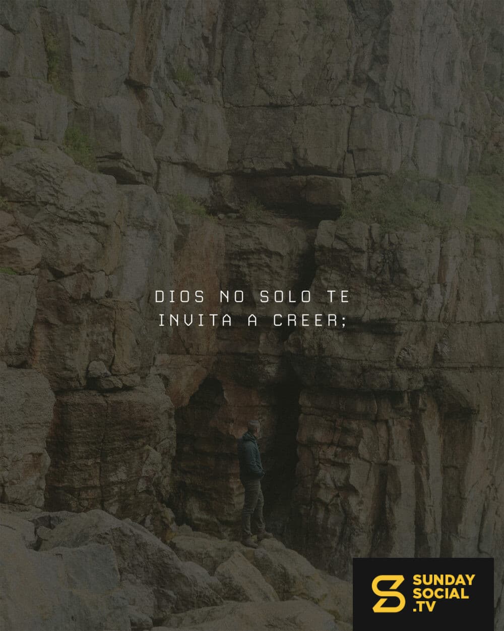 Dios no solo te invita a creer;