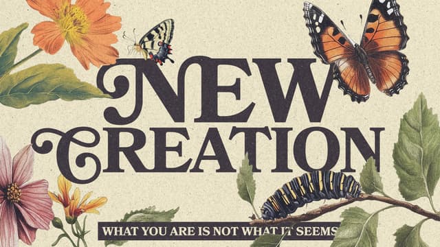 New Creation: What you are is not what it seems.