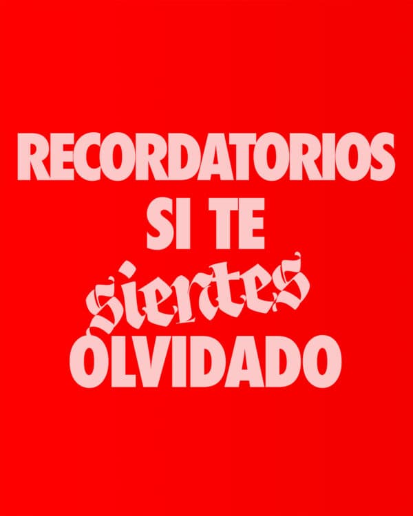 Recordatorios si te sientes olvidado