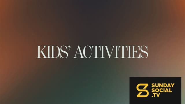 The Church | Slides, Kids