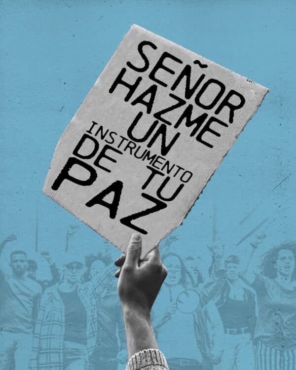 Señor hazme un instrumento de tu paz