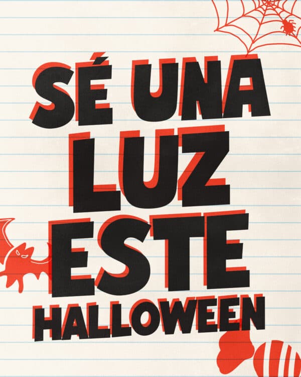 Sé una luz este Halloween