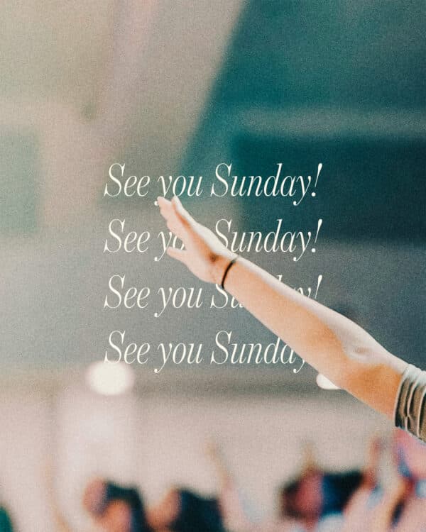 See you Sunday!