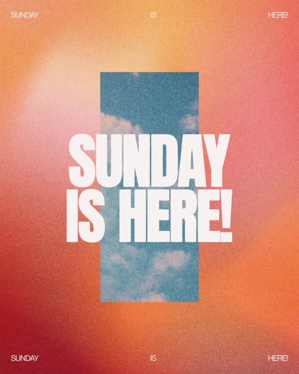 Sunday is here!