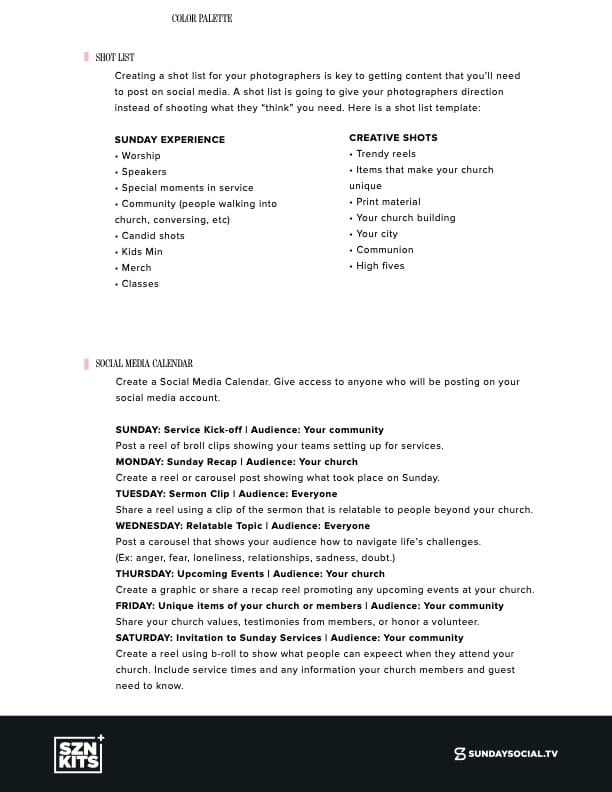 Style Guide preview