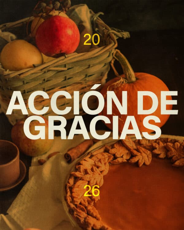 Acción De Gracias 2026