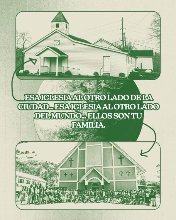 Esa iglesia al otro lado de la ciudad...esa iglesia al otro lado del mundo...ellos son tu familia.
