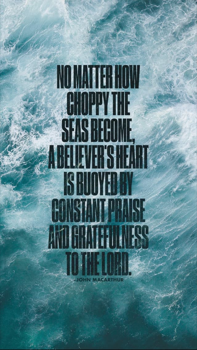 A Believer's Heart is Buoyed by Constant Praise and Gratefulness
