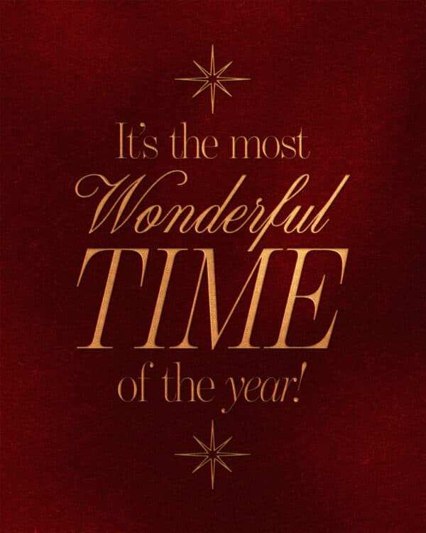 It's the most wonderful time of the year!